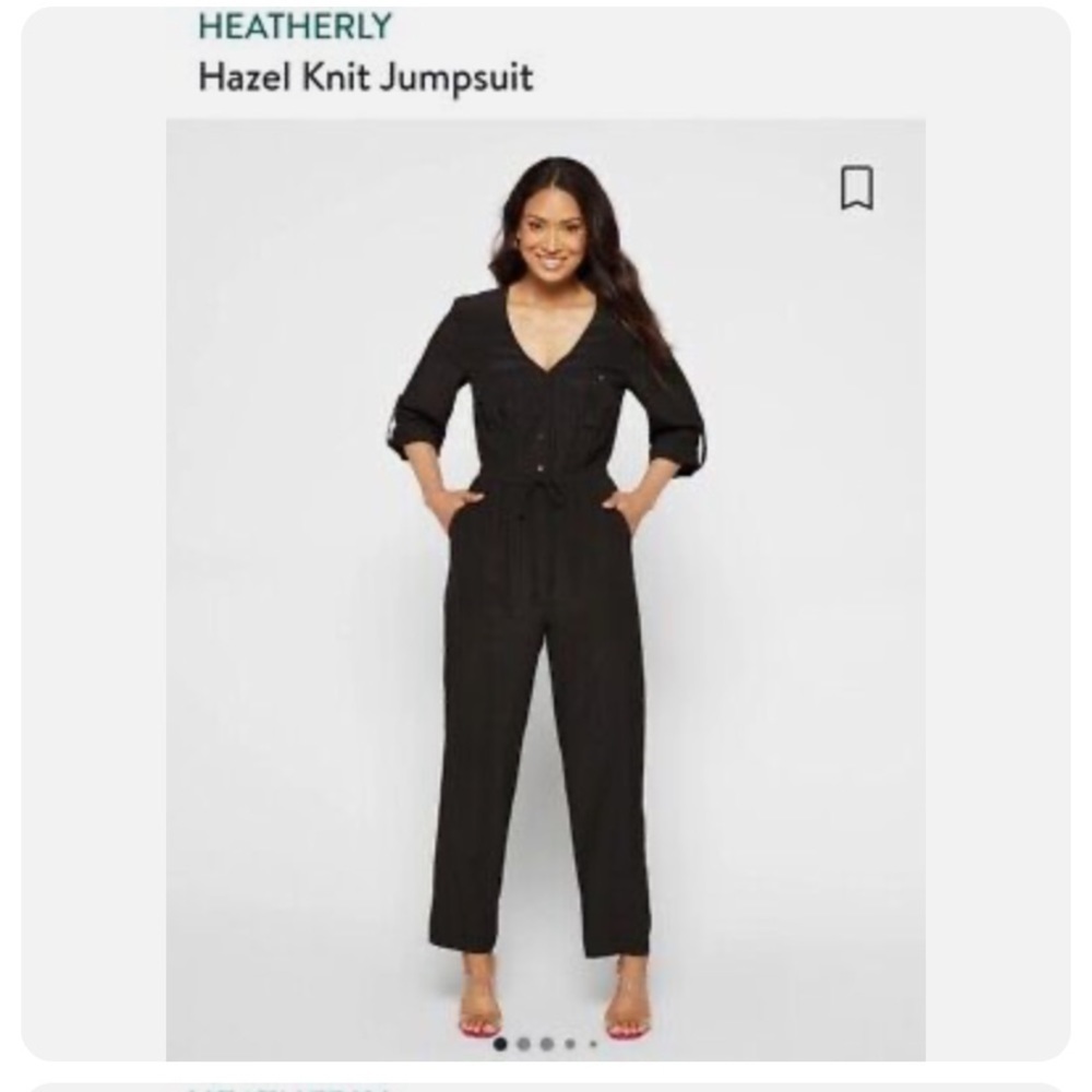 Heatherly Kaleigh Hazel Jumpsuit black S new without tag Stitch Fix Exclusive - Picture 4 of 13